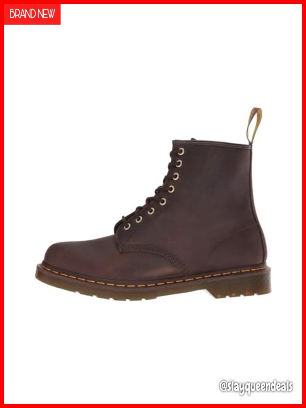 Dr. Martens 1460 8-Eye Leather Ankle Boots Combat Work Bootie
